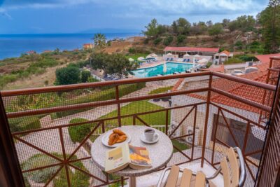 Karavados Beach Hotel – Double Room Sea View (1)