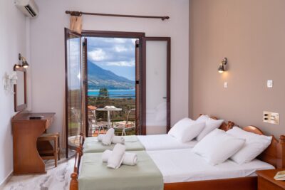 Karavados Beach Hotel – Double Room Sea View (13)
