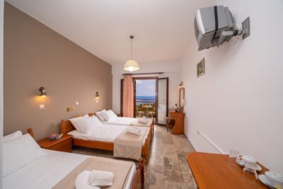 Karavados Beach Hotel – Double Room Sea View (8)